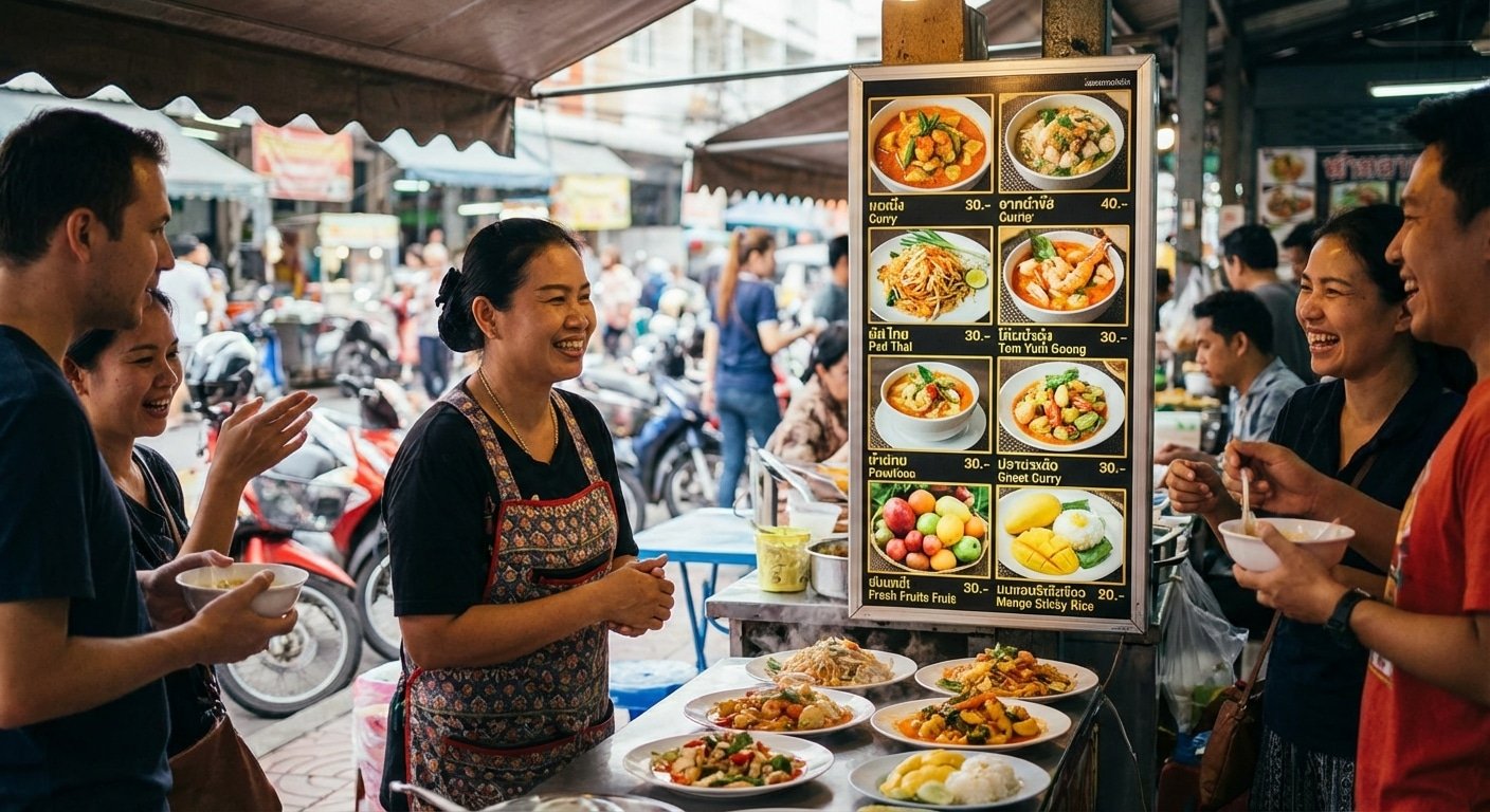 ป้ายโฆษณาและเมนูดึงดูดลูกค้า! เทคนิคเพิ่มยอดขายร้านค้า SME - increase-sales-signage-menu