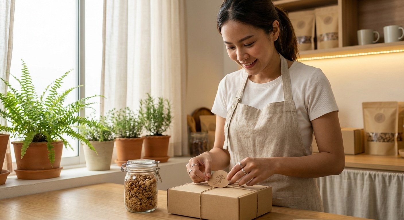 เทรนด์รักษ์โลก 2026! พิมพ์สติ๊กเกอร์คราฟท์เพิ่มมูลค่าแบรนด์ - kraft-sticker-eco-trend-2026