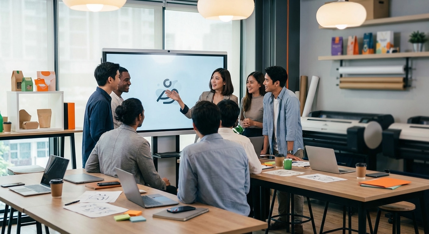 เทรนด์ออกแบบโลโก้ 2026! เคล็ดลับสร้างแบรนด์ SME ให้คนจำแม่น - logo-design-trend-sme-2026