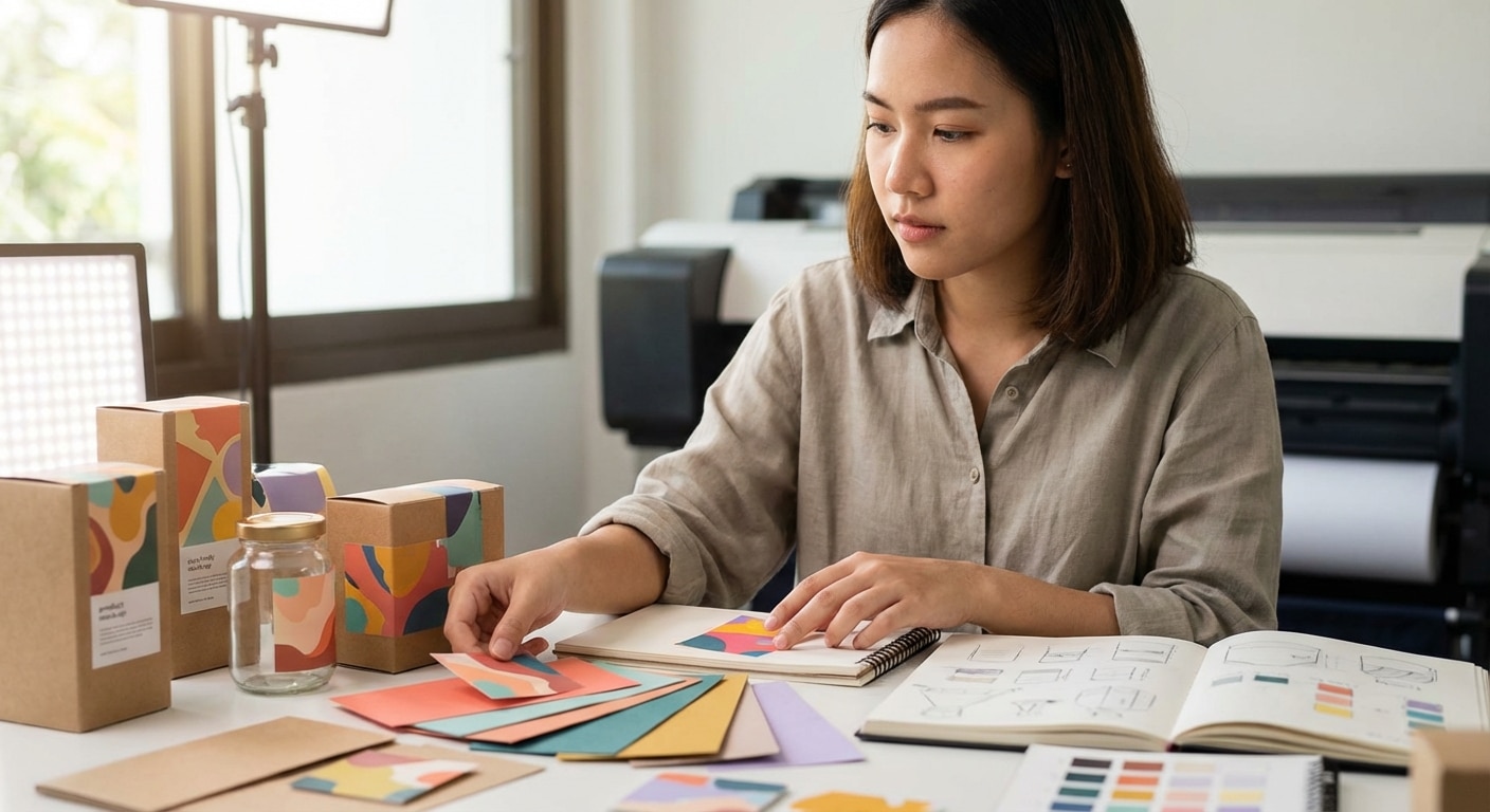 วิธีเลือกสีโลโก้และฉลากสินค้า ให้ลูกค้าจำง่าย ยอดขายปัง - logo-label-color-design-sme