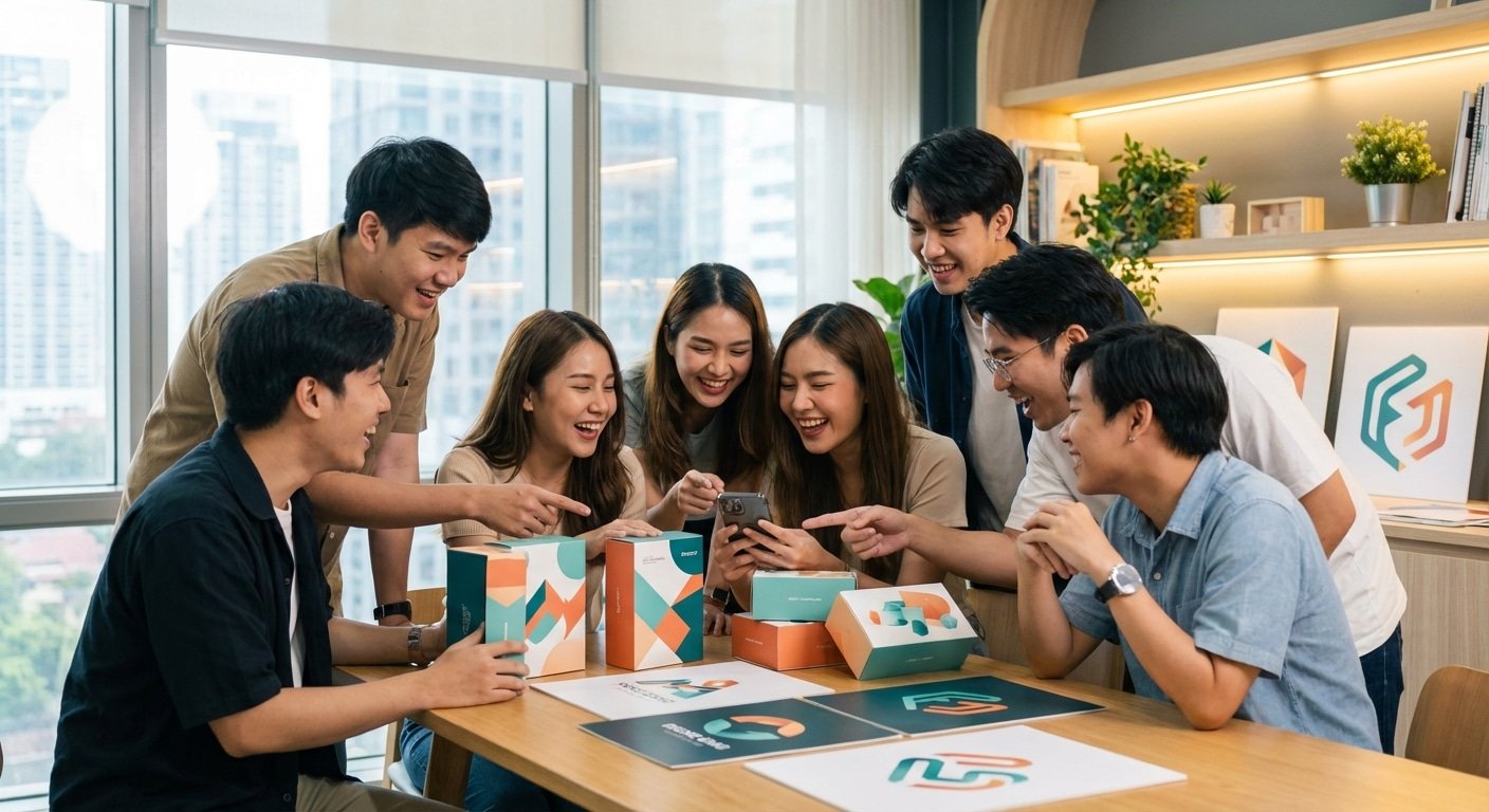 ทริคออกแบบโลโก้และฉลากสินค้าให้ปังบน TikTok ปี 2026 - logo-label-design-tiktok-2026