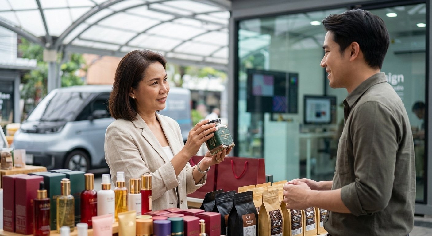 ทริคออกแบบโลโก้และฉลากปี 2026 ดึงดูดลูกค้าชัวร์ - logo-label-design-trend-2026