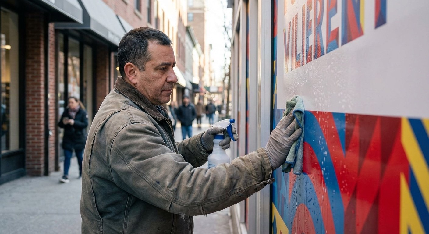 ทริคดูแลป้ายไวนิลและป้ายโฆษณากลางแจ้ง ให้สีสดทนทาน - maintain-outdoor-vinyl-signs