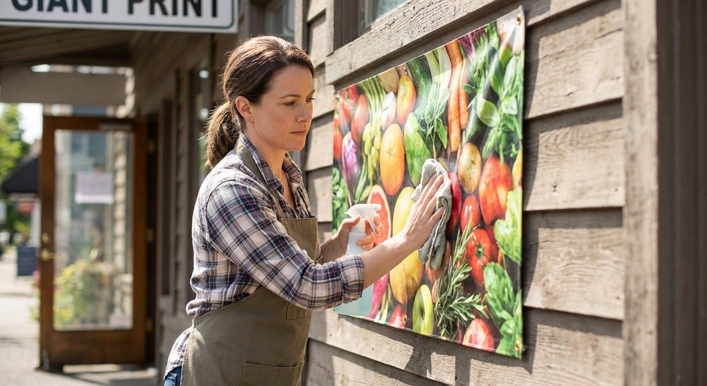 วิธีดูแลป้ายโฆษณาและสติ๊กเกอร์หน้าร้านให้สีสดทนนาน - maintain-storefront-sign-sticker