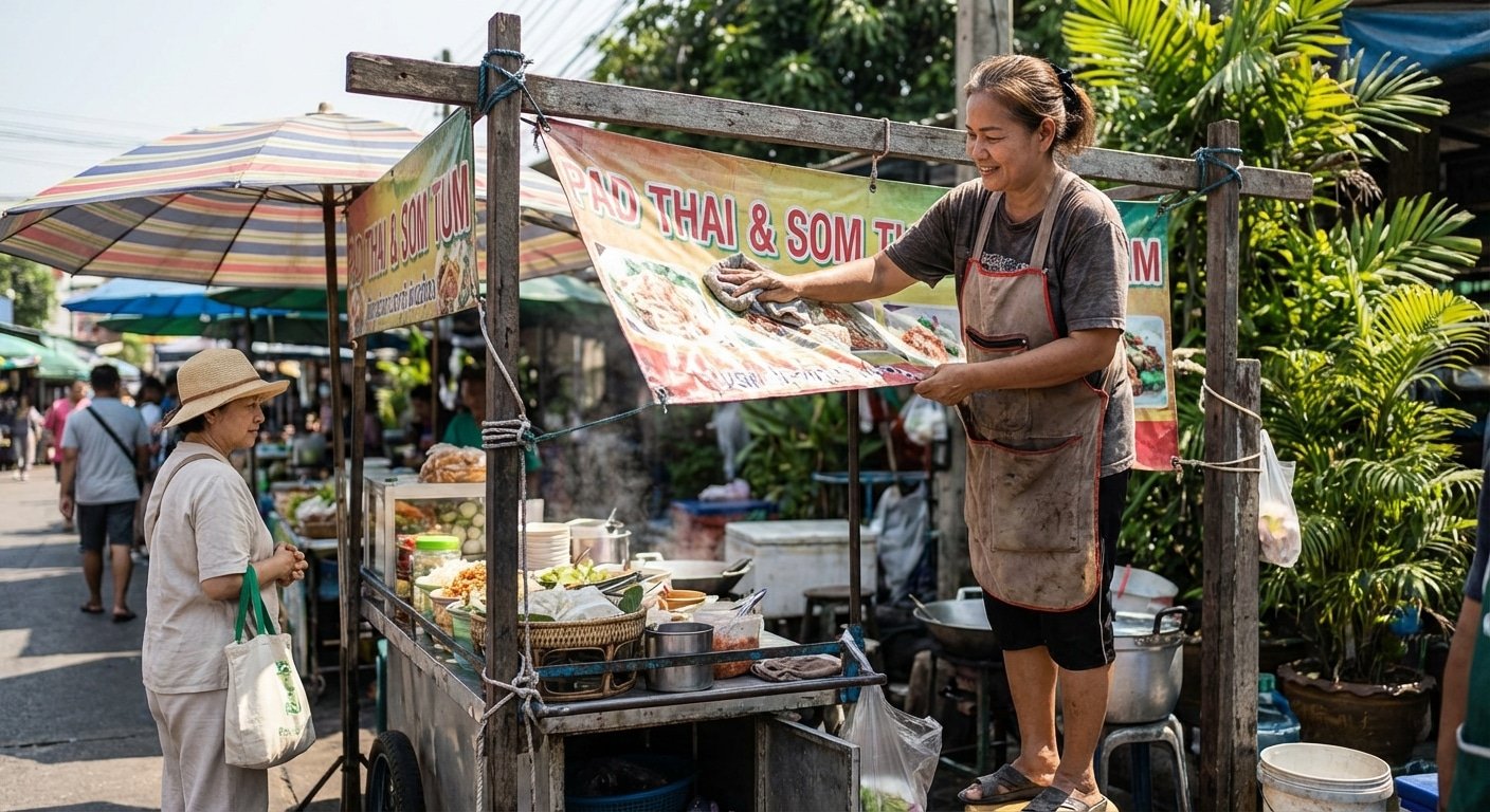 ป้ายซีด=ร้านเก่า! วิธีดูแล 'ป้ายไวนิล' ให้สีสดใหม่สู้แดดปี 2026 - maintenance-tips-outdoor-vinyl-signage-2026