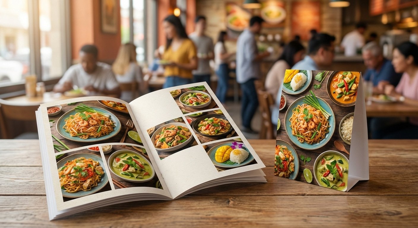 จิตวิทยาเมนูอาหาร! สื่อสิ่งพิมพ์ช่วยร้านค้าอัปยอดขาย - menu-design-increase-sales