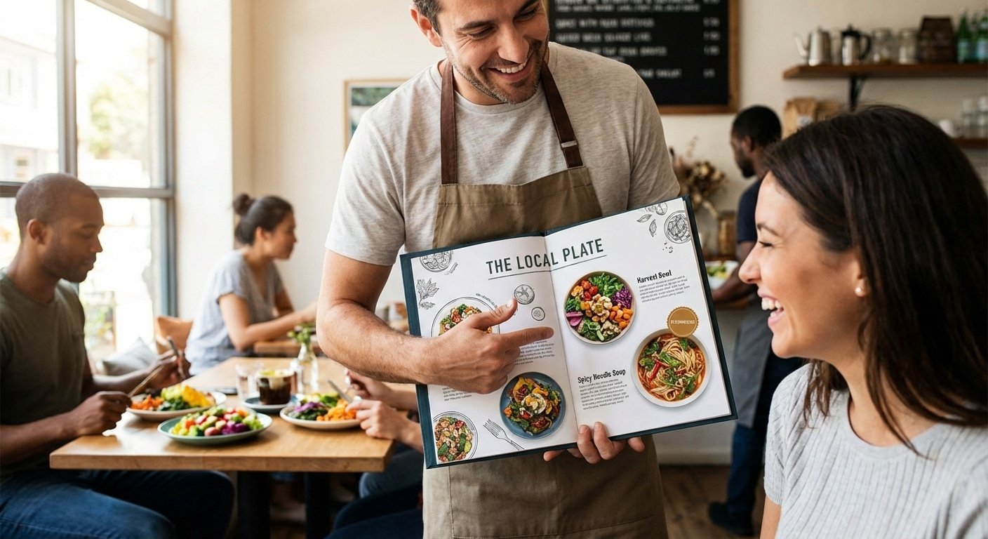 จัดหน้าเมนูอาหารยังไงให้ยอดพุ่ง? ทริคออกแบบสำหรับ SME - menu-design-tips-sme