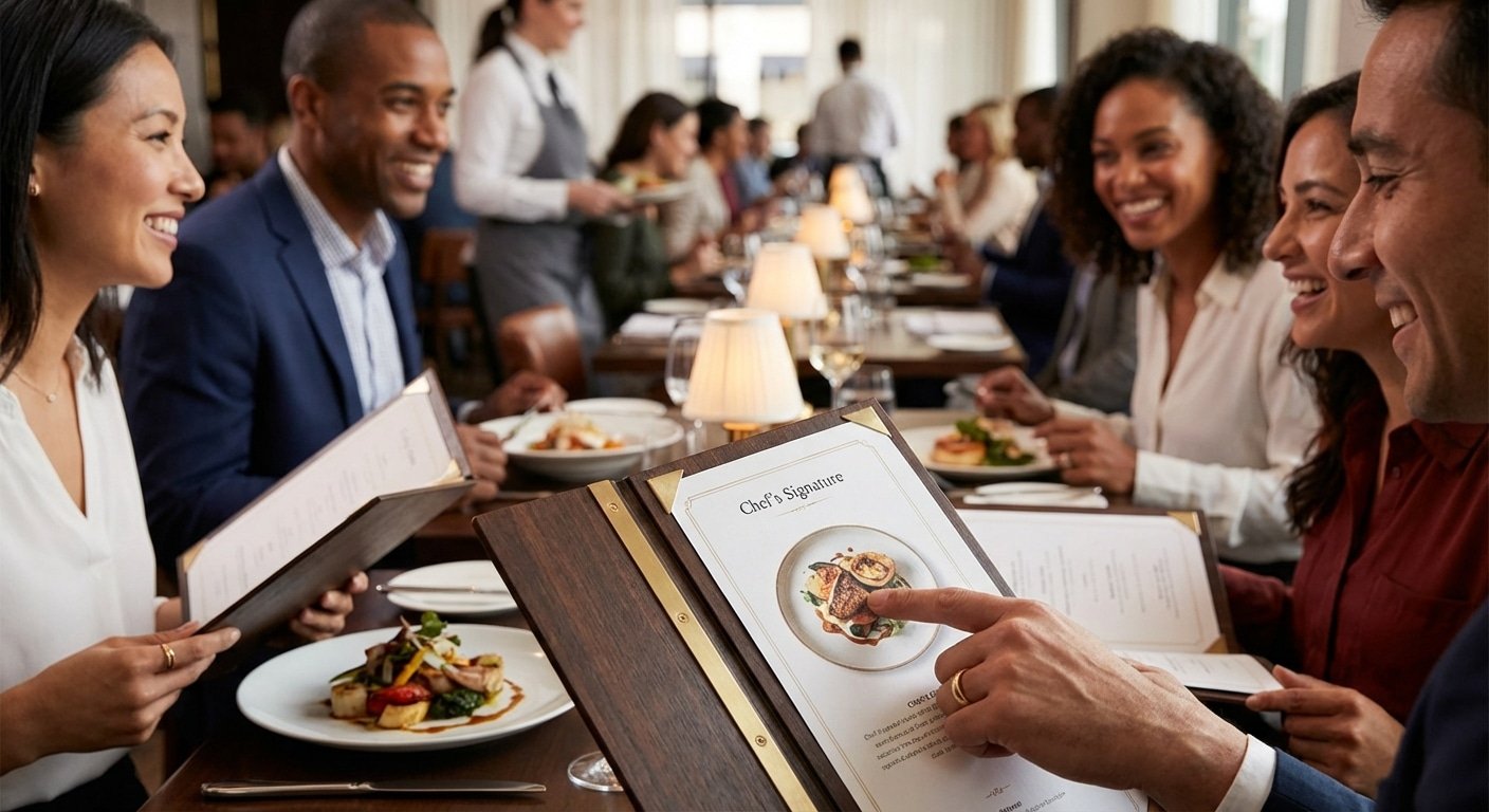 เมนูเล่มเดิมลูกค้าไม่สั่ง? 5 เทคนิค 'Menu Engineering' ปี 2026 จัดวางภาพและราคาให้ยอดขายพุ่ง - menu-engineering-design-tips-2026-boost-sales