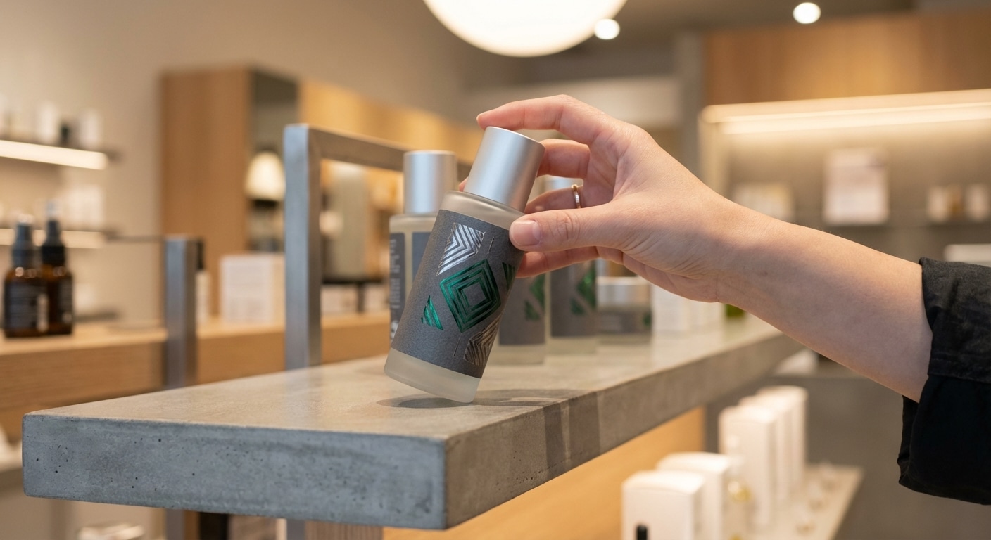 เรียบแต่ตะโกน! เทรนด์ออกแบบฉลาก 'Minimalist 3D' ปี 2026 เพิ่มมิติให้สินค้าด้วยเทคนิค Spot UV - minimalist-3d-label-design-spot-uv-trend-2026