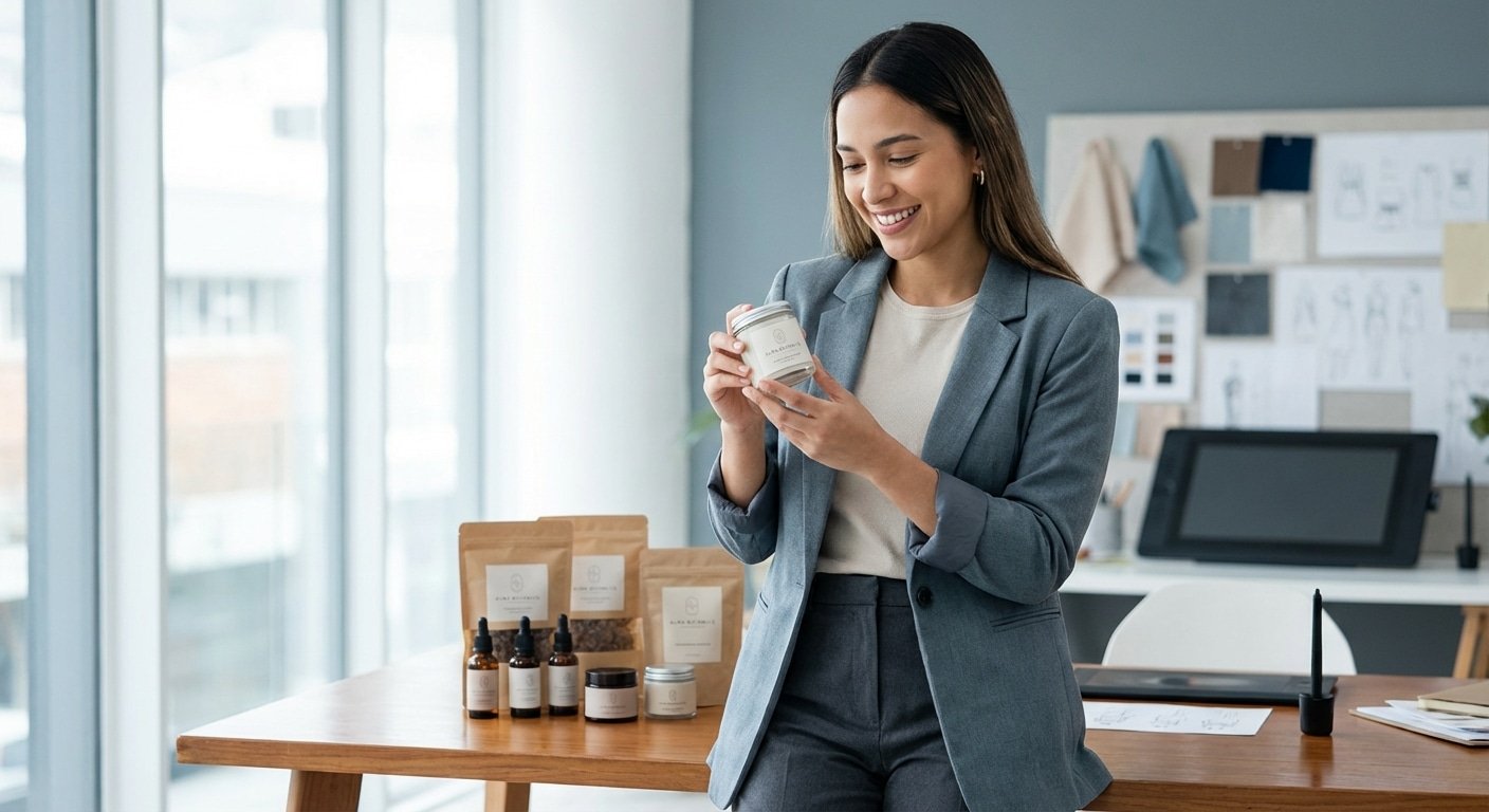 ดีไซน์ฉลากสินค้ามินิมอล 2026! เคล็ดลับอัปเกรดแบรนด์ SME - minimalist-label-design-sme