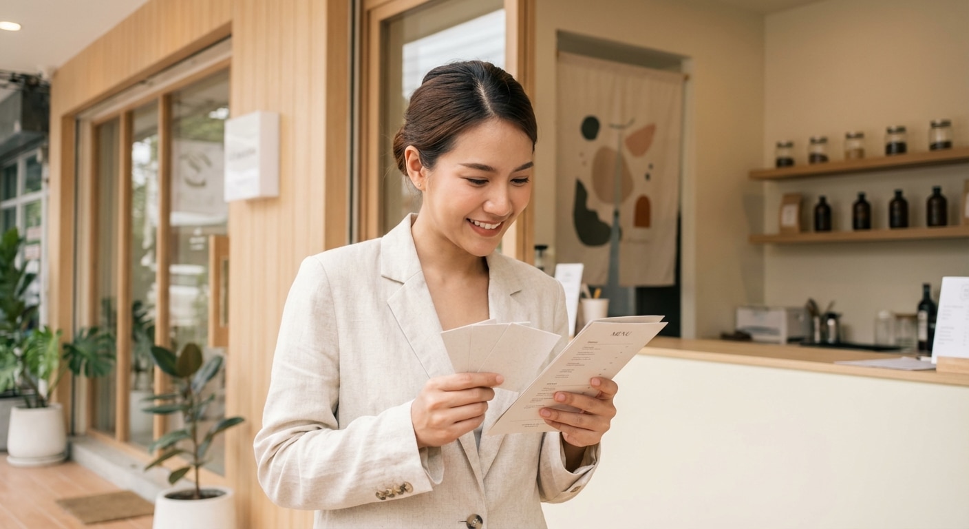 เช็คลิสต์สื่อสิ่งพิมพ์เปิดร้านใหม่ SME ต้องเตรียมอะไรบ้าง? - new-shop-printing-checklist