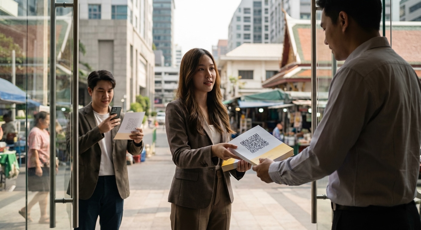 ใบปลิวไม่ตาย! เจาะกลยุทธ์ 'O2O Marketing' ปี 2026 เปลี่ยนกระดาษ 1 แผ่นให้เป็นยอดขายออนไลน์ - o2o-marketing-flyer-strategy-2026-offline-to-online