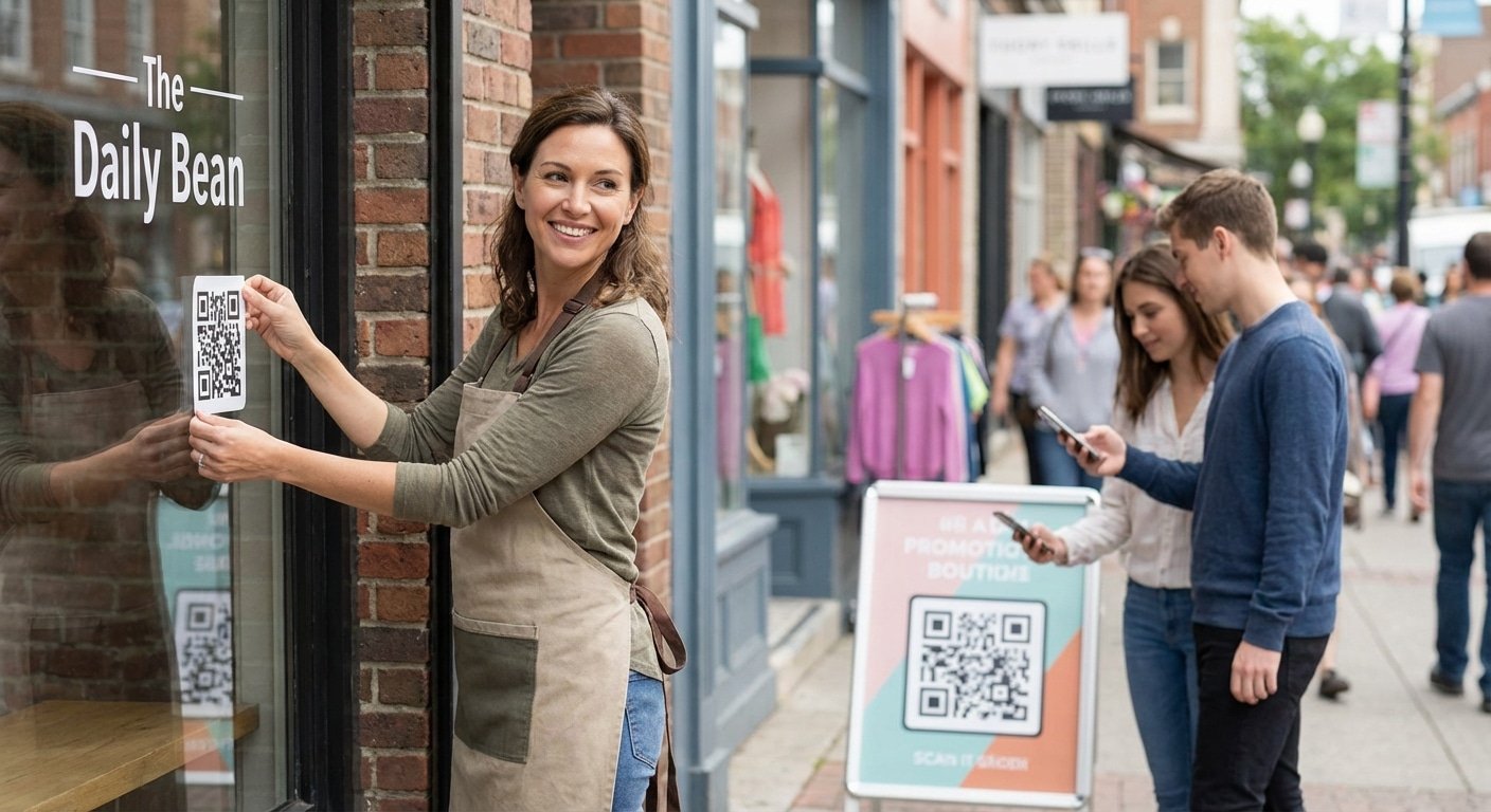 การตลาด O2O ดึงลูกค้าด้วยป้ายและสติ๊กเกอร์ QR Code - o2o-marketing-print-strategy