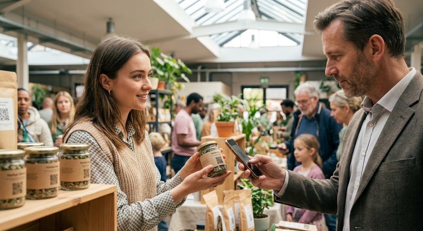 กลยุทธ์ O2O ปี 2026! เพิ่มยอดขายด้วยฉลากสินค้า QR Code - o2o-marketing-qr-label