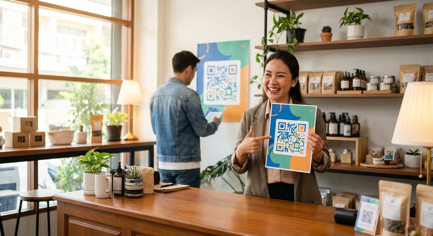 ดึงยอดขายทะลุเป้า! กลยุทธ์สิ่งพิมพ์เชื่อมสแกน O2O ฉบับ SME - o2o-print-marketing-sme