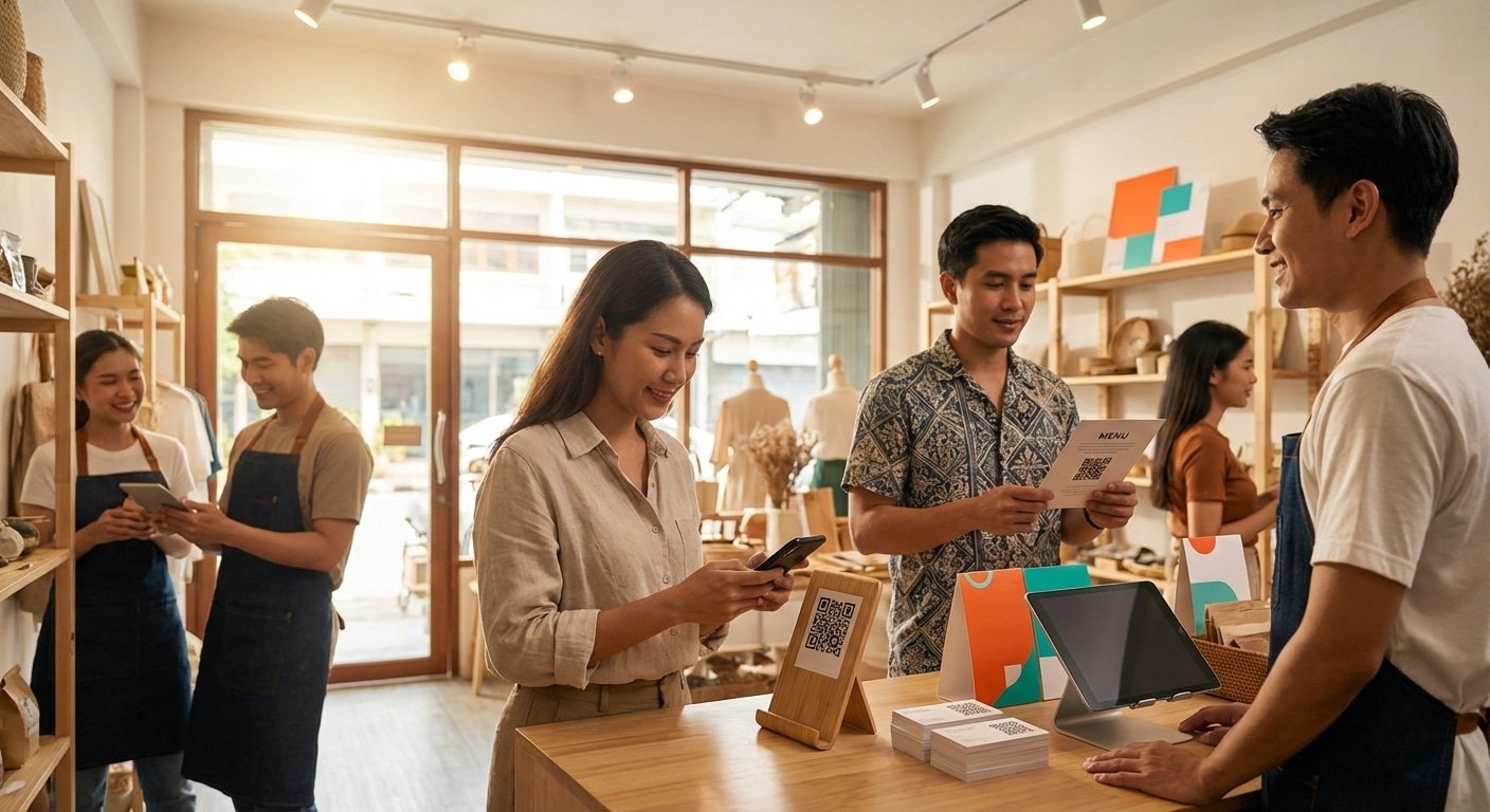 กลยุทธ์สิ่งพิมพ์ O2O 2026 ดึงลูกค้าหน้าร้านสู่ออนไลน์ - o2o-print-marketing-strategy-2026