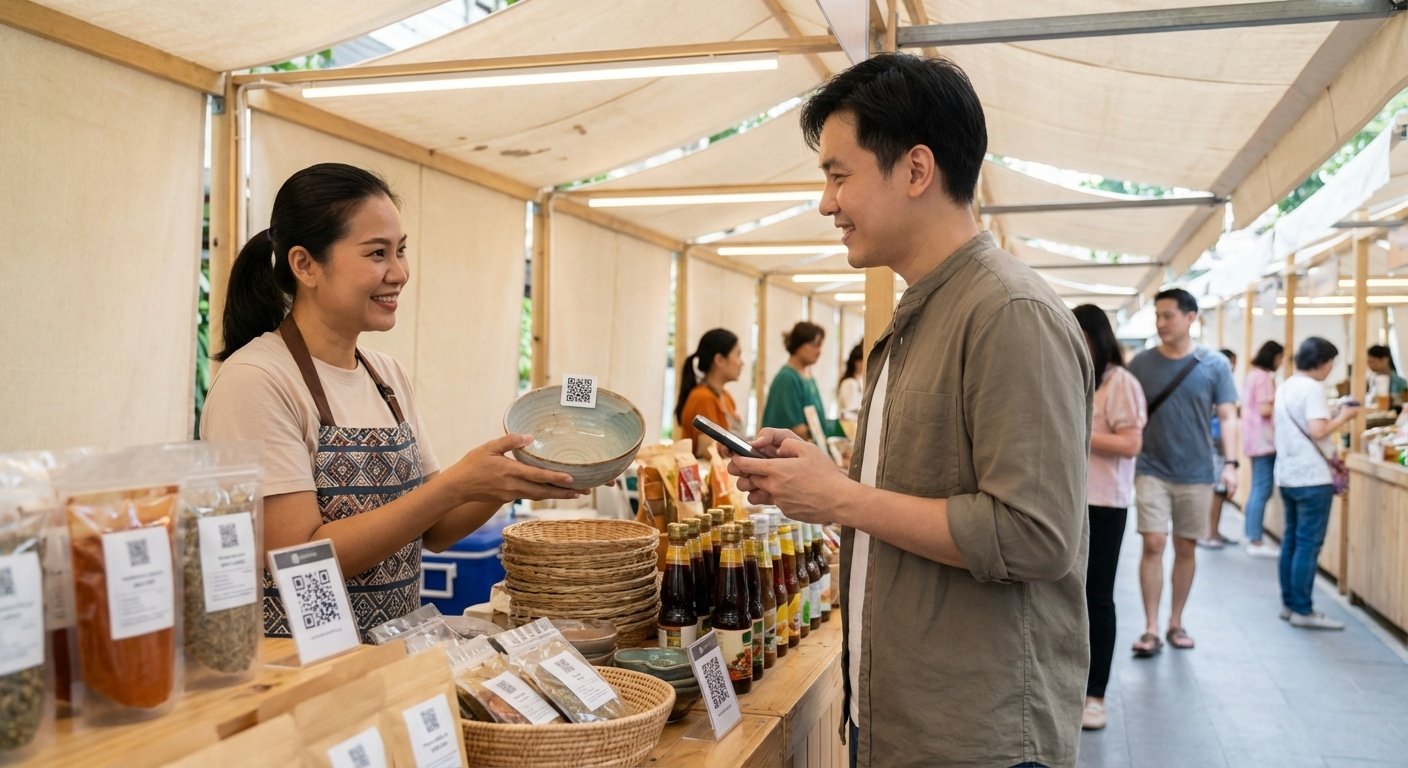 เทรนด์สิ่งพิมพ์ 2026: ผสาน O2O ด้วย Smart QR โกยยอดให้ SME - o2o-smart-qr-printing-trend