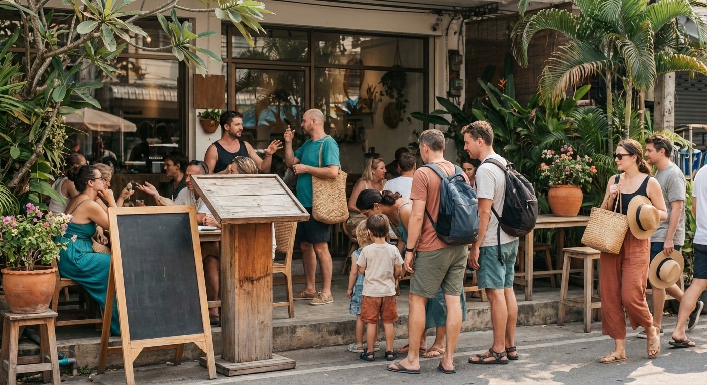 ทริคดึงลูกค้าเข้าร้าน! ด้วยสื่อสิ่งพิมพ์ออฟไลน์ - offline-print-marketing-cafe