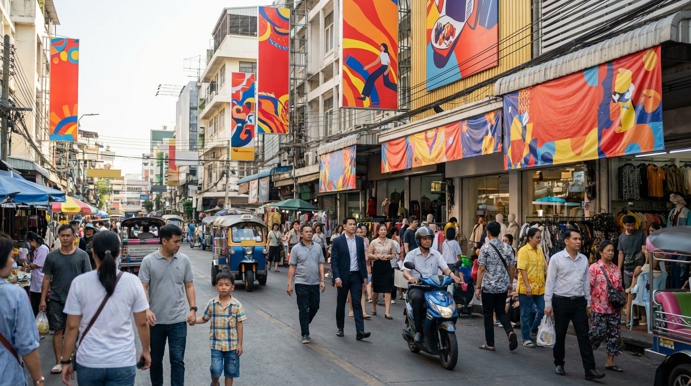 เจาะเทรนด์ป้ายโฆษณา 2026! สื่อออฟไลน์คัมแบ็ก กระตุ้นยอด SME - offline-signage-trends-2026