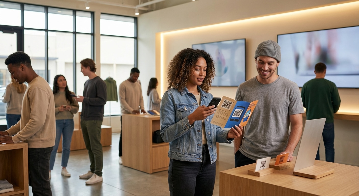 พลิกโฉมใบปลิวปี 2026! เทคนิค 'Offline to Online' ดึงลูกค้าเข้า Line OA ด้วยสื่อสิ่งพิมพ์ - offline-to-online-print-marketing-strategy-2026