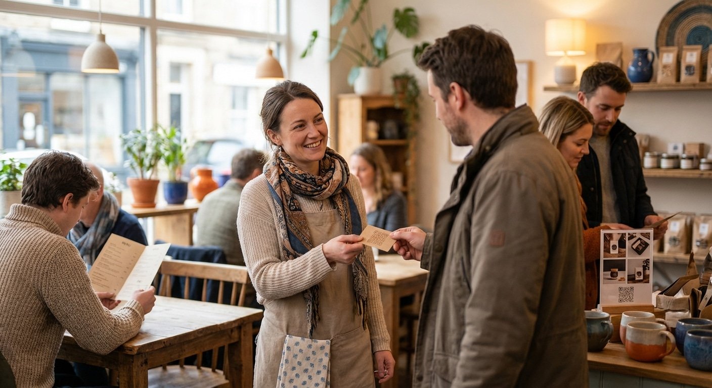 กลยุทธ์ O2O: ดึงยอดขายออนไลน์ด้วยสื่อสิ่งพิมพ์ติด QR Code - offline-to-online-print-marketing