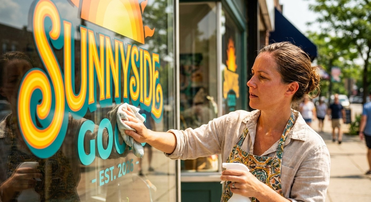 ทริคดูแลป้ายไวนิลและสติ๊กเกอร์ ให้สีสดทนแดดรับซัมเมอร์ - outdoor-sign-sticker-maintenance