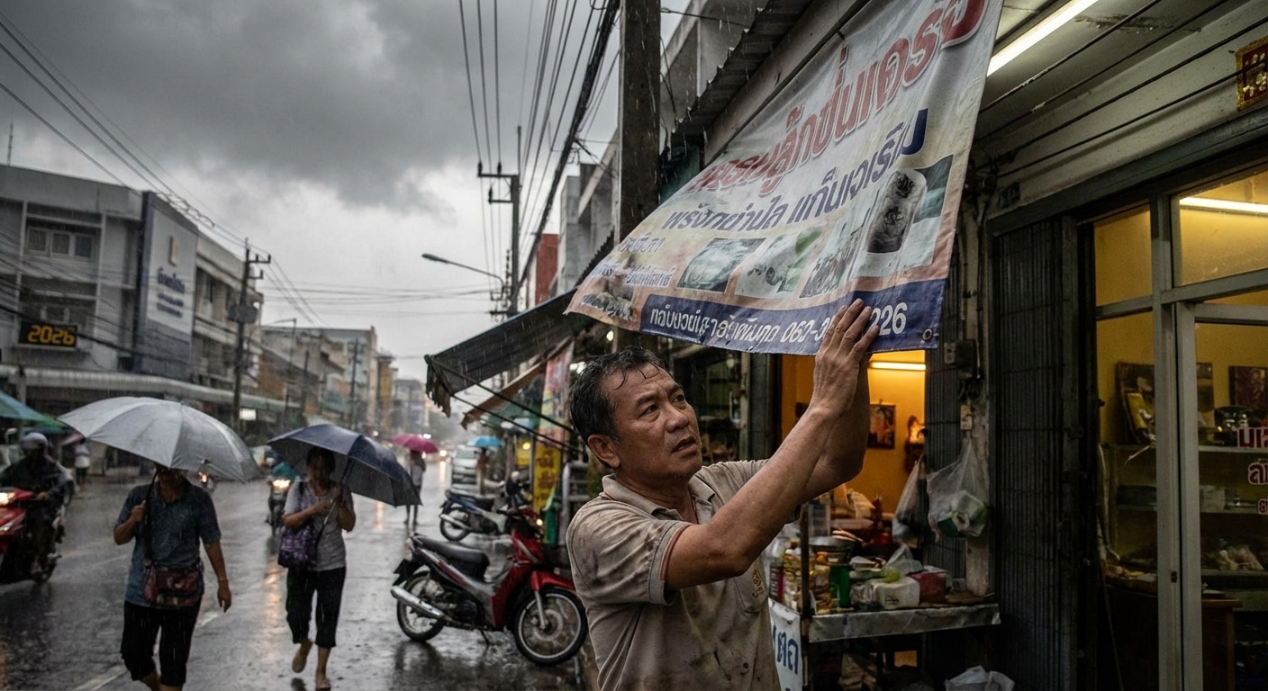 พายุฤดูร้อน 2026 มาแล้ว! เช็ก 3 จุดเสี่ยง 'ป้ายหน้าร้าน' ก่อนพังถล่ม ยืดอายุใช้งานได้แค่ไหน? - outdoor-signage-maintenance-summer-storm-2026