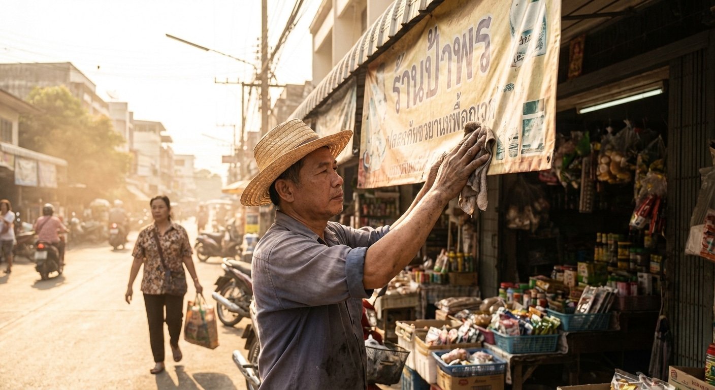 ป้ายซีด=ร้านเก่า! 5 วิธีดูแล 'ป้ายหน้าร้าน' ให้สีสดใหม่ ท้าแดดเมืองไทย 2026 - outdoor-signage-maintenance-tips-2026