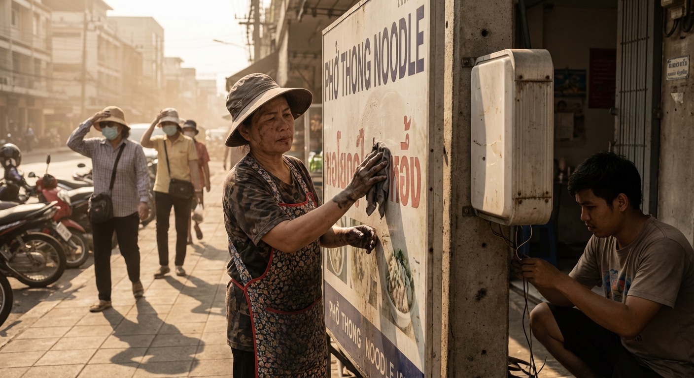 ป้ายซีดเพราะแดดแรง! 4 วิธีดูแล 'ป้ายหน้าร้าน' ให้สีสด ไม่กรอบแตก รับซัมเมอร์ 2026 - outdoor-signage-maintenance-tips-summer-2026