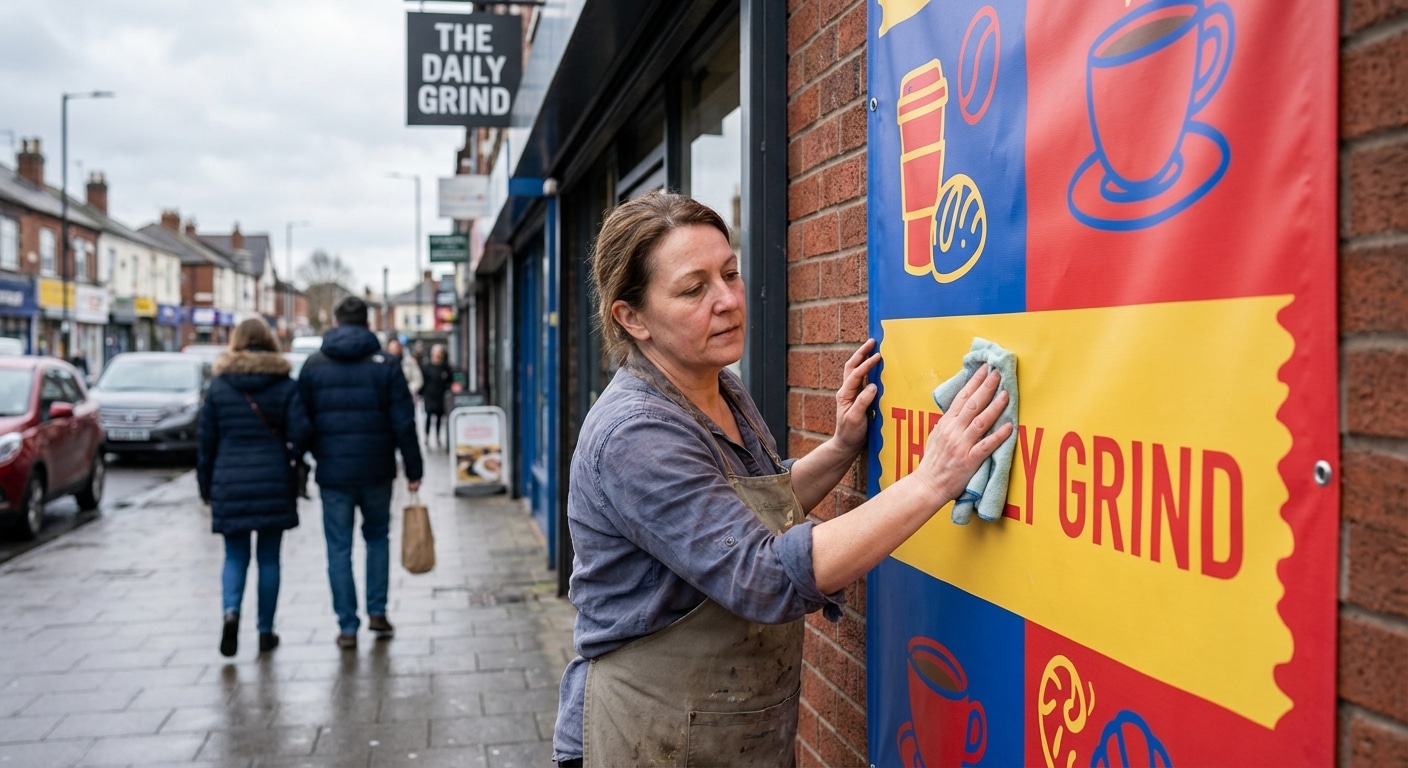 เคล็ดลับ 2026: วิธีดูแลป้ายโฆษณาและสติ๊กเกอร์ให้สีสดทนแดด - outdoor-signage-sticker-maintenance-tips