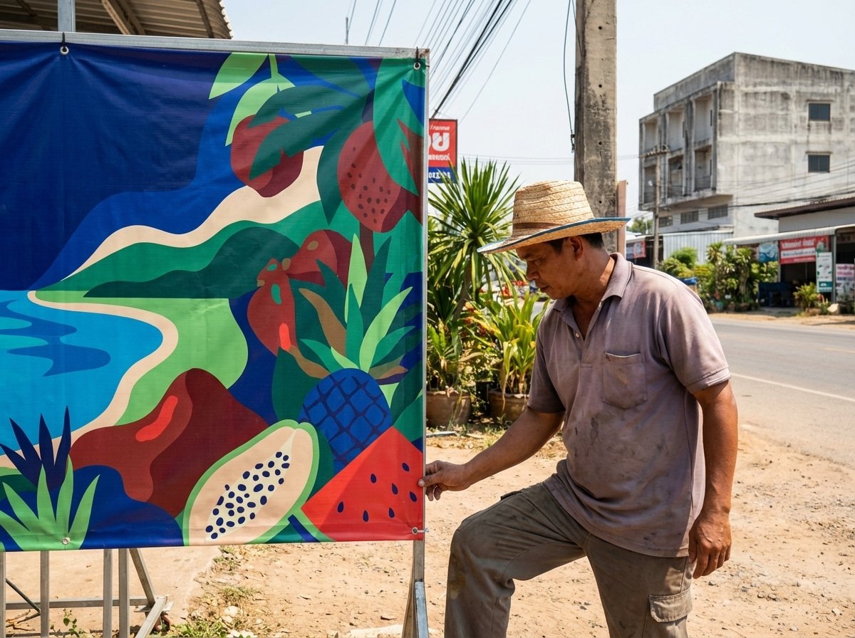 ทริคดูแลป้ายไวนิลหน้าร้อน! สีสดทนทาน ไม่ซีดจางง่าย - outdoor-vinyl-banner-maintenance