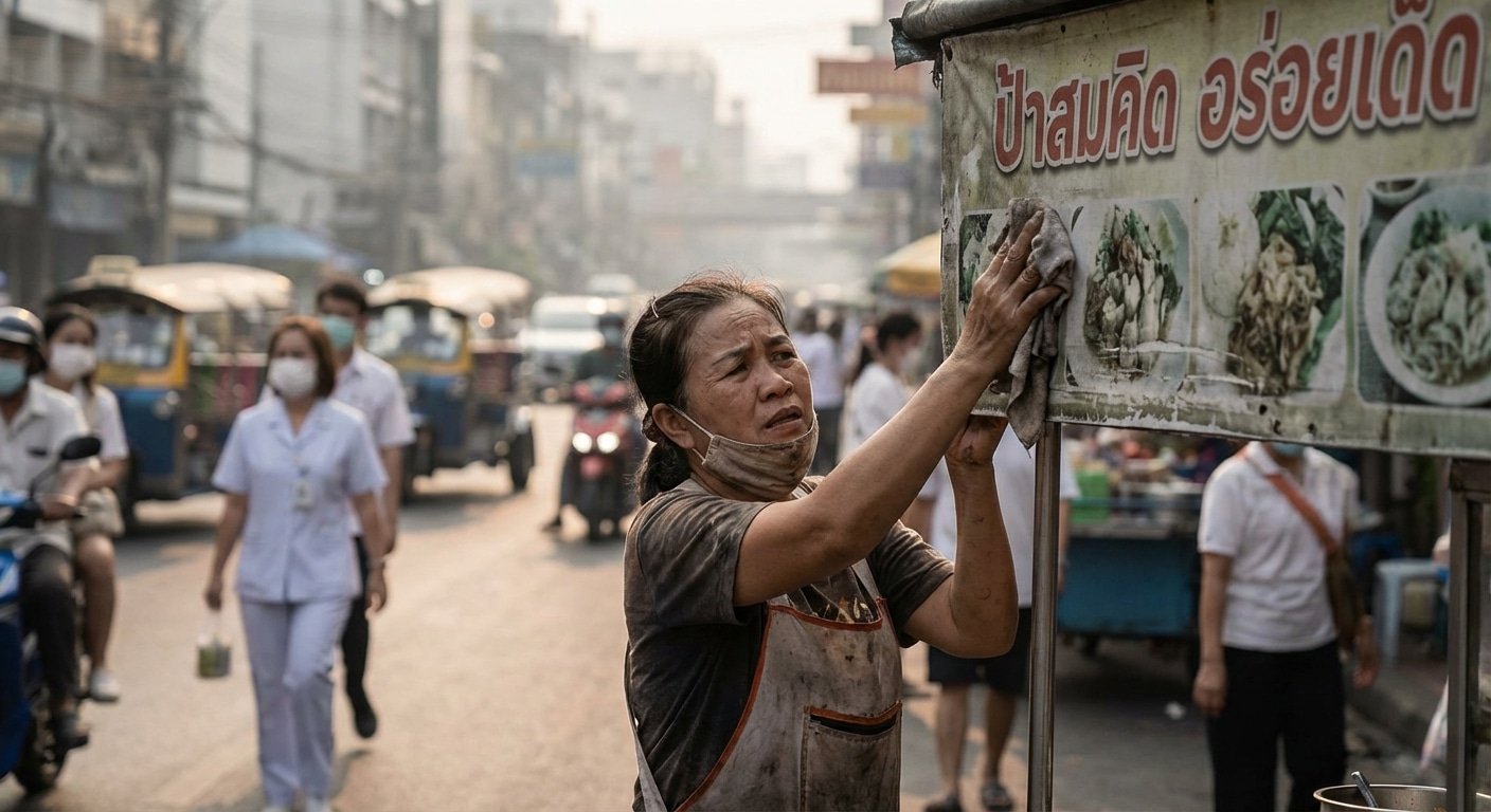 ป้ายหน้าร้านหมอง = ยอดตก! 5 วิธีดูแล 'ป้ายไวนิล' ให้สีสด สู้แดด-ฝุ่น PM2.5 ฉบับปี 2026 - outdoor-vinyl-signage-maintenance-tips-2026