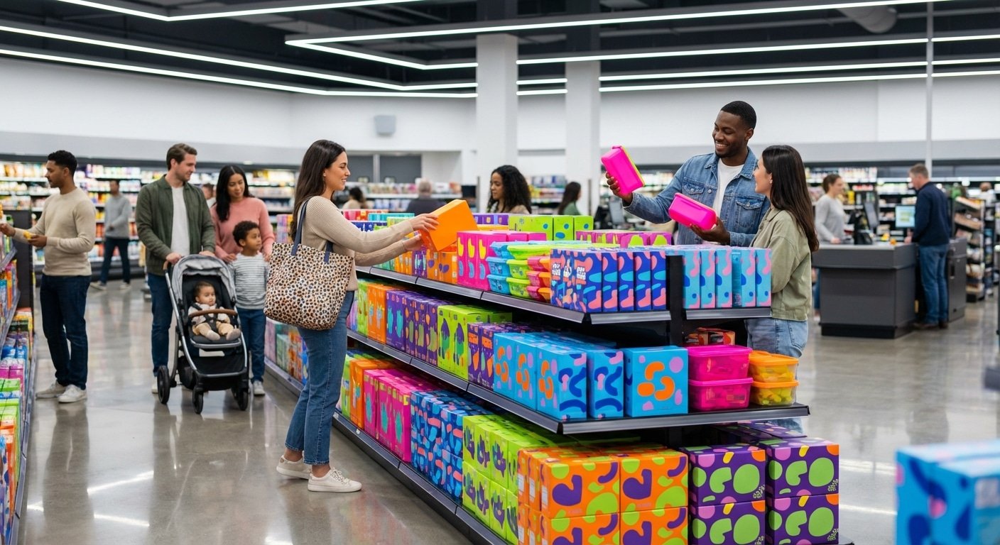 Packaging 2026: เลิกมินิมอล! เทรนด์ 'Bold & Playful' สีสดมาแรง - packaging-design-trend-2026-bold-playful