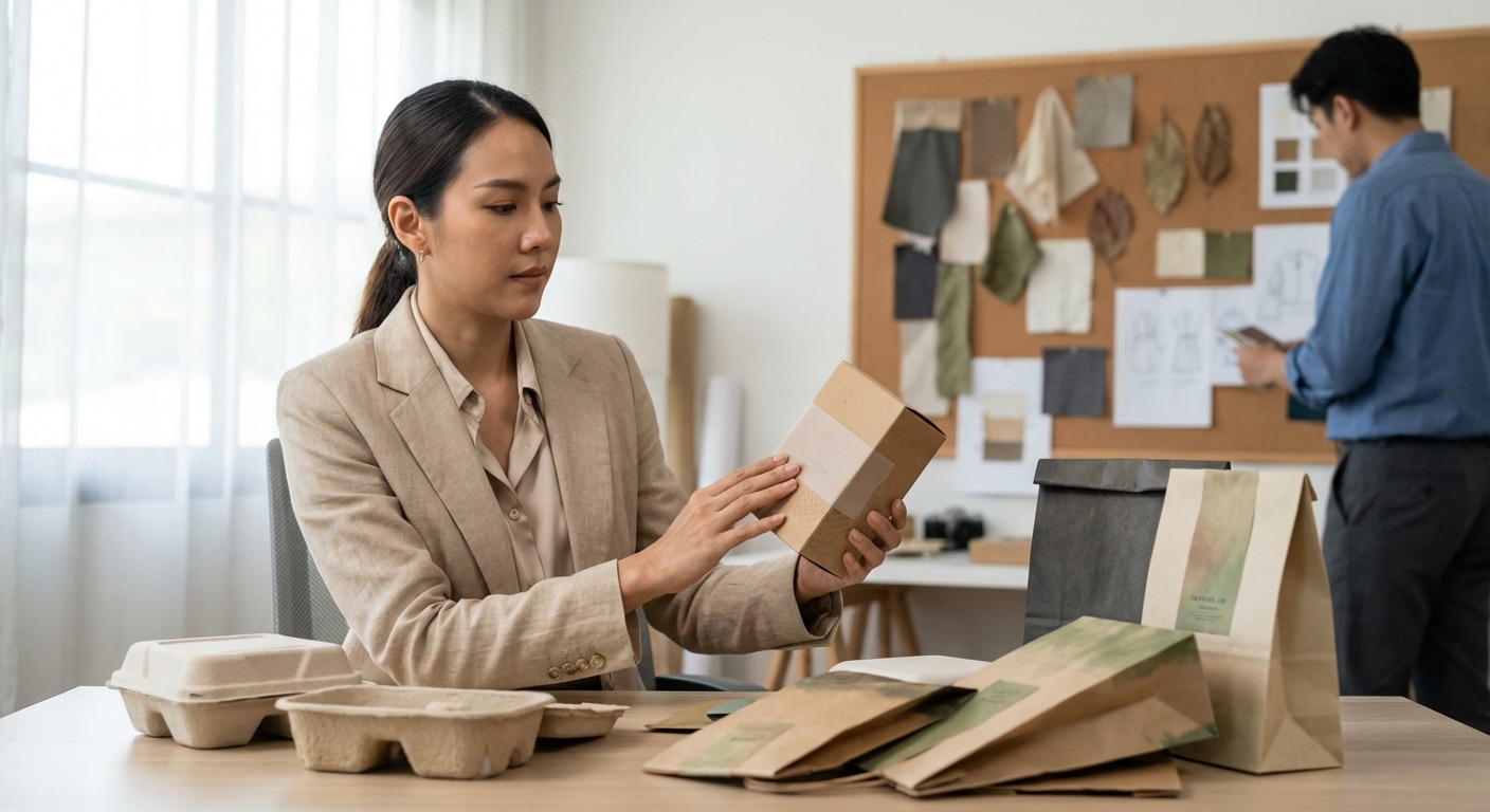 เทรนด์แพ็กเกจจิ้ง 2026! 'Eco-Smart Design' ออกแบบอย่างไรให้ดูแพงแต่ลดต้นทุนค่าพิมพ์? - packaging-design-trend-2026-eco-smart-cost-saving