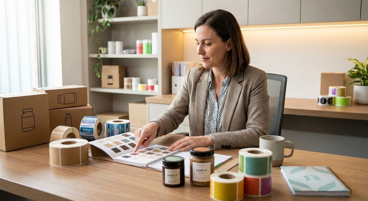 คู่มือเลือกสติ๊กเกอร์ติดบรรจุภัณฑ์ 2026 ฉบับ SME - packaging-sticker-guide-2026