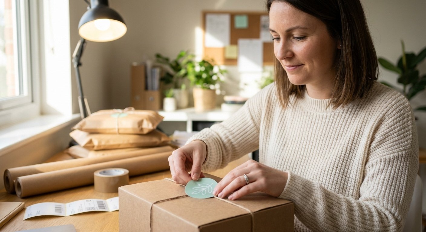 เพิ่มยอดซื้อซ้ำ! ทริคทำสติ๊กเกอร์ติดกล่องพัสดุฉบับ SME - packaging-sticker-marketing-tips