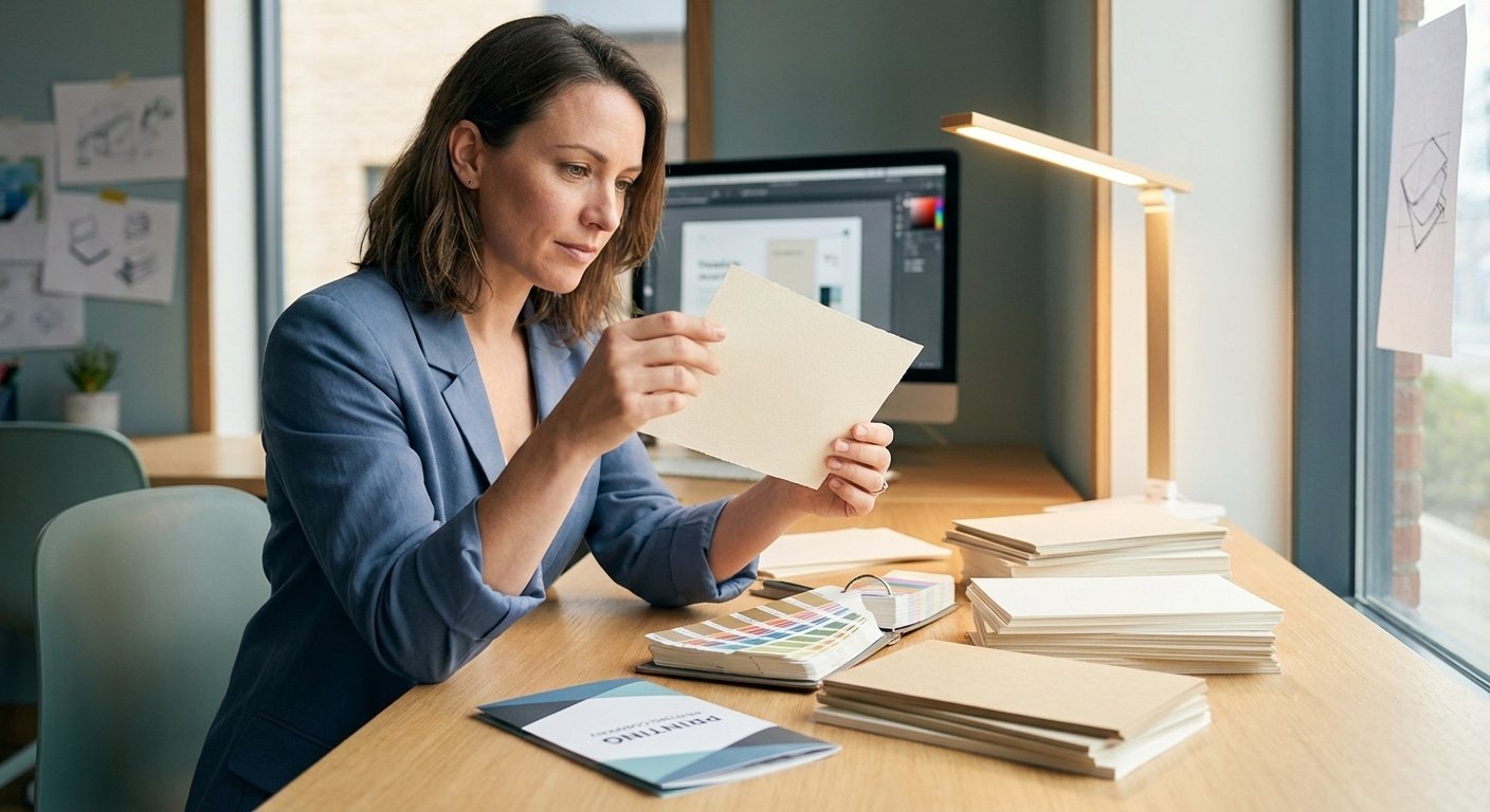 เลือกกระดาษกี่แกรมดี? คู่มือ SME พิมพ์นามบัตร-เมนูให้ดูแพง - paper-gsm-thickness-guide-sme