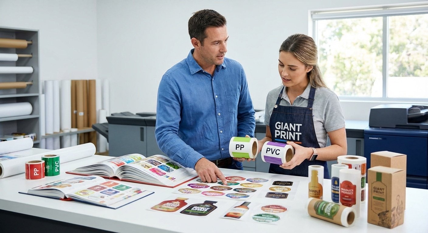 ไขข้อข้องใจ SME! สติ๊กเกอร์ PP vs PVC ต่างกันยังไง? - pp-vs-pvc-sticker-guide