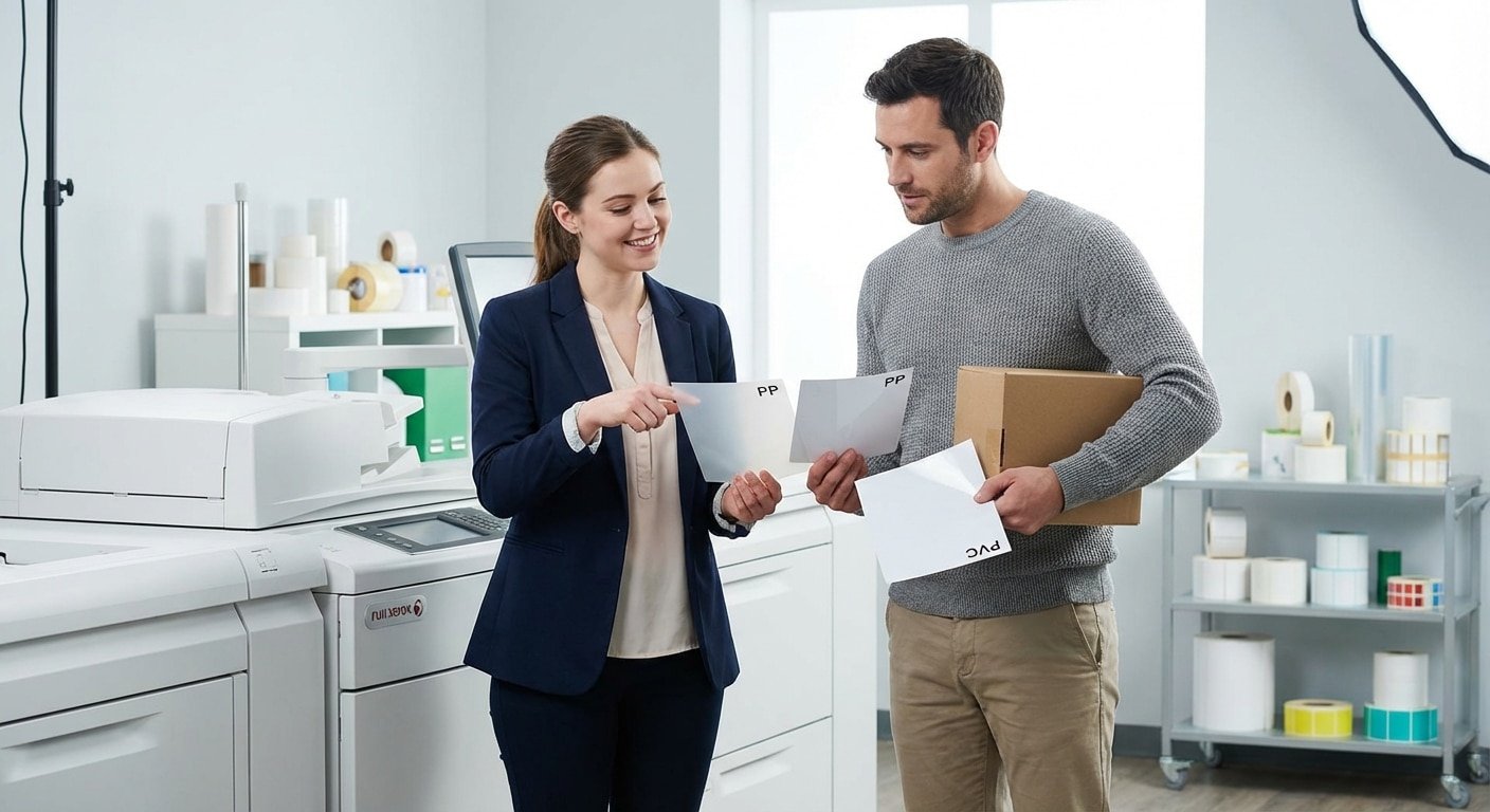 สติ๊กเกอร์ PP vs PVC ต่างกันยังไง? ทริคเลือกฉลากให้สุดปัง - pp-vs-pvc-sticker-labels