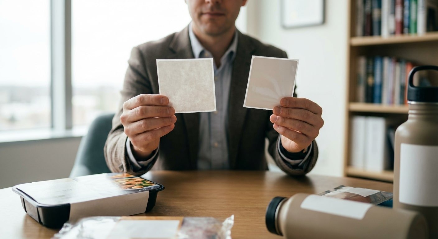 สติ๊กเกอร์ PP vs PVC เลือกยังไงให้เหมาะกับฉลากสินค้า - pp-vs-pvc-sticker-labels