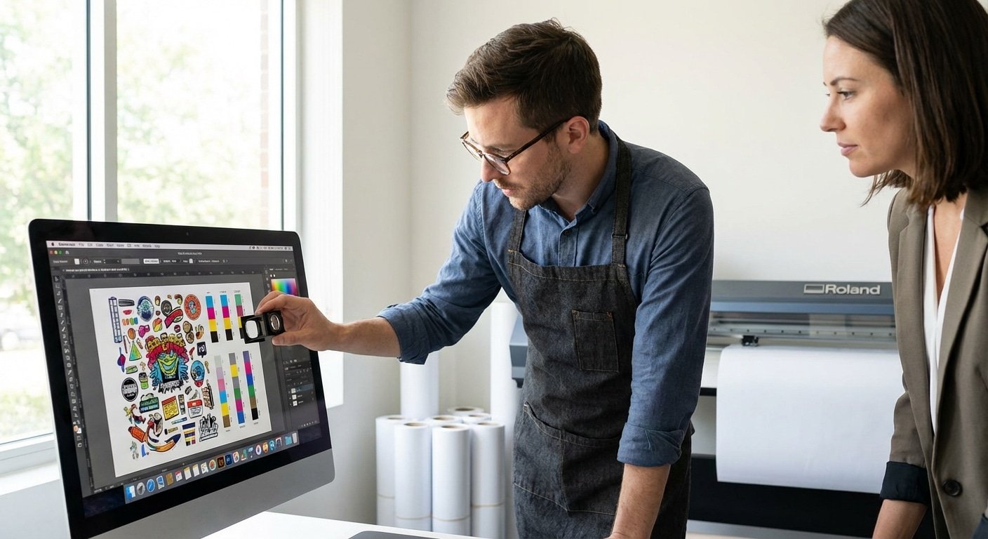 วิธีเตรียมไฟล์พิมพ์สติ๊กเกอร์ให้สีสด ภาพไม่แตก ไม่เพี้ยน - prepare-print-file-no-blur