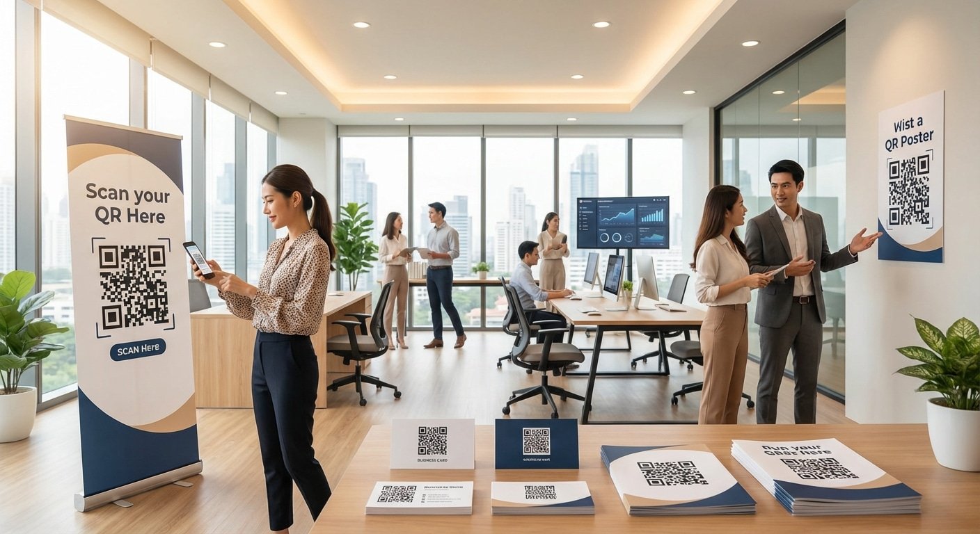 เทคนิคปั้นยอดขาย 2026: เชื่อมสื่อสิ่งพิมพ์กับออนไลน์ด้วย QR - print-marketing-qr-code-2026