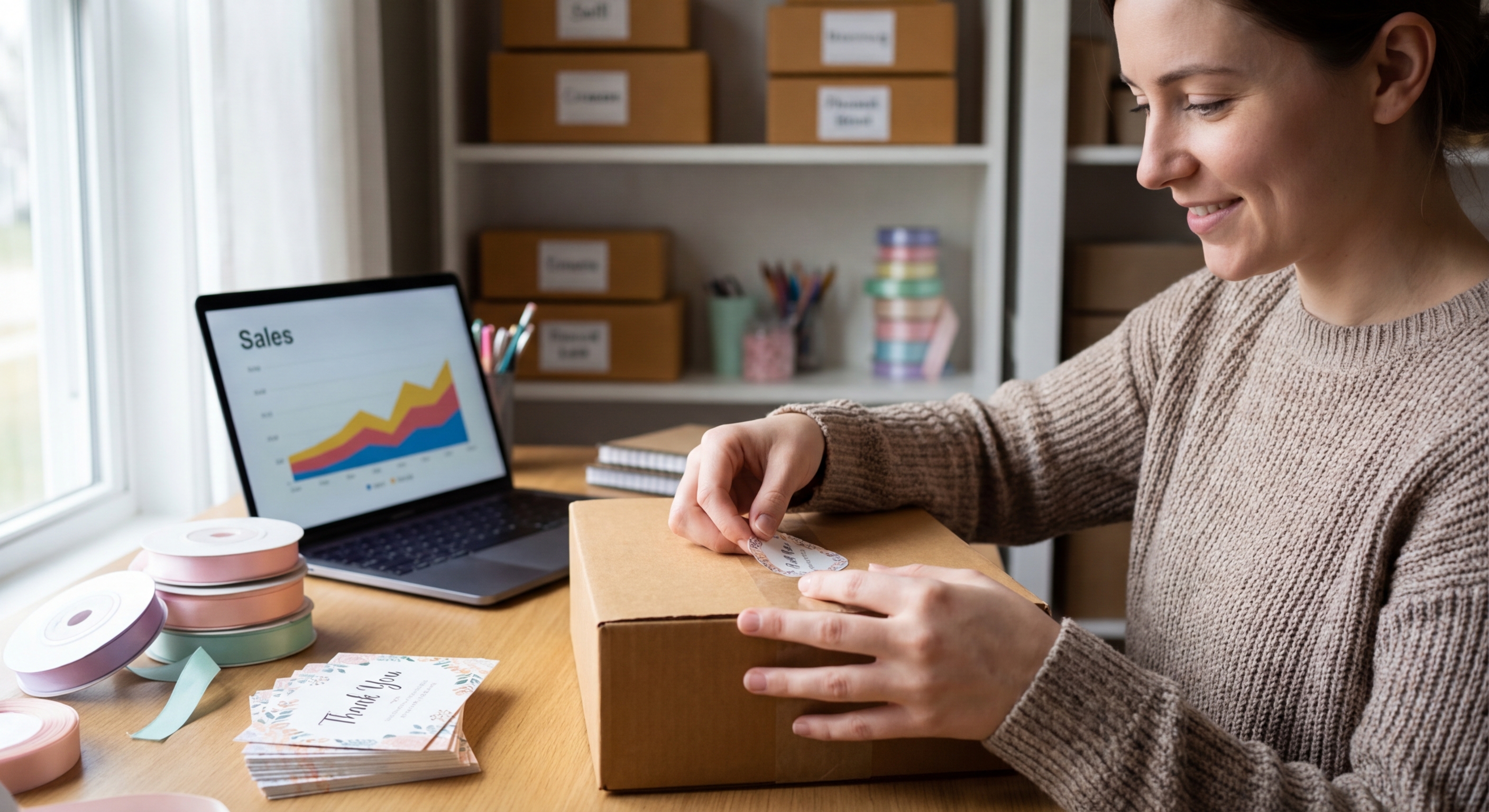 เทคนิคดันยอด 2026! ใช้สติ๊กเกอร์-การ์ดขอบคุณมัดใจลูกค้า - print-marketing-thankyou-card