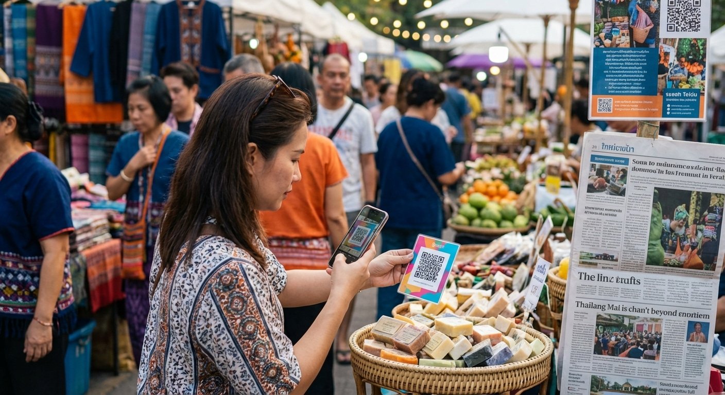 เทรนด์สิ่งพิมพ์ 2026 สแกน QR Code ดึงลูกค้าออนไลน์ - print-media-trend-2026-qr