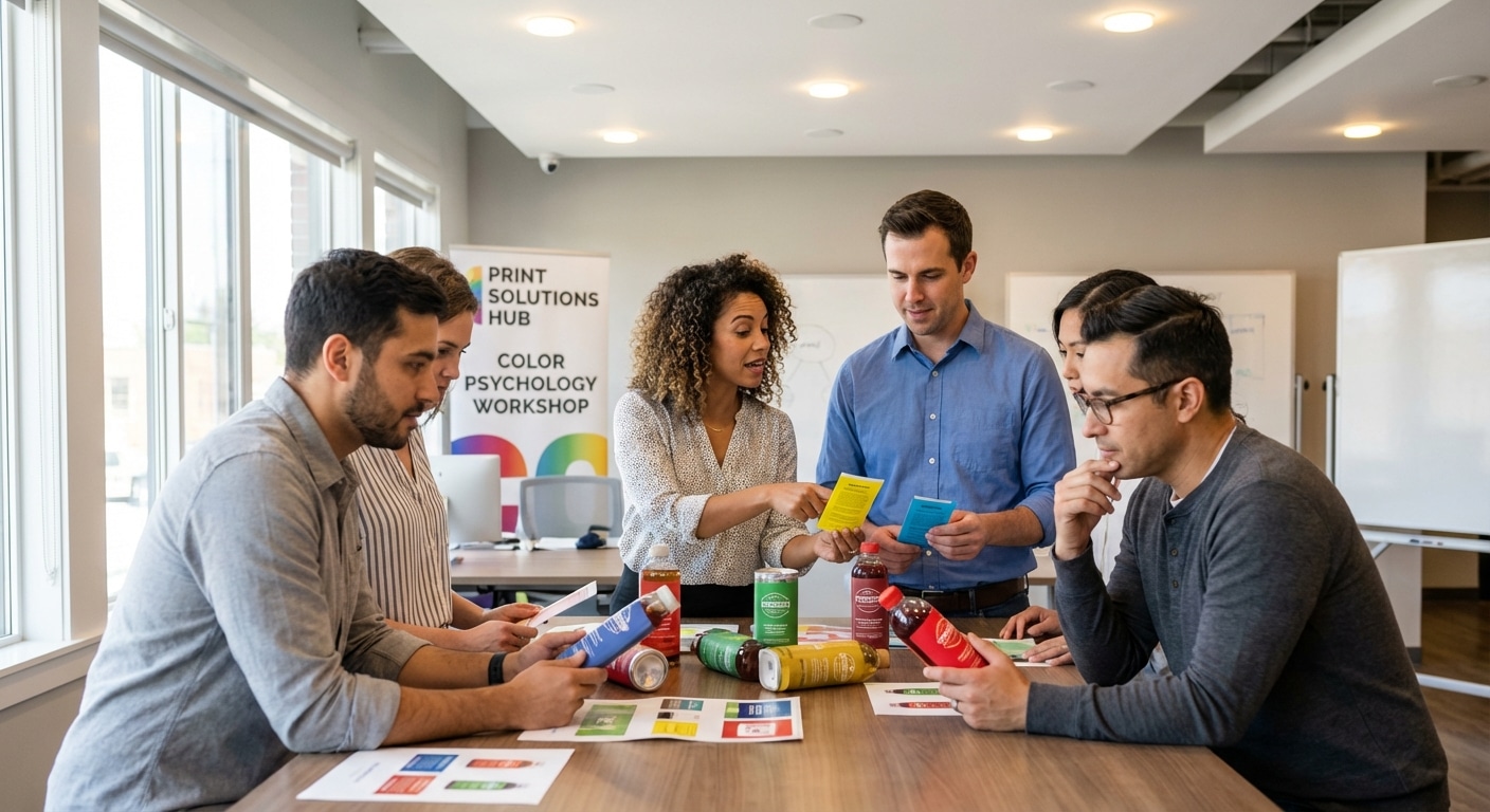 จิตวิทยาสีฉลากสินค้า เคล็ดลับสร้างแบรนด์ SME - product-label-color-psychology