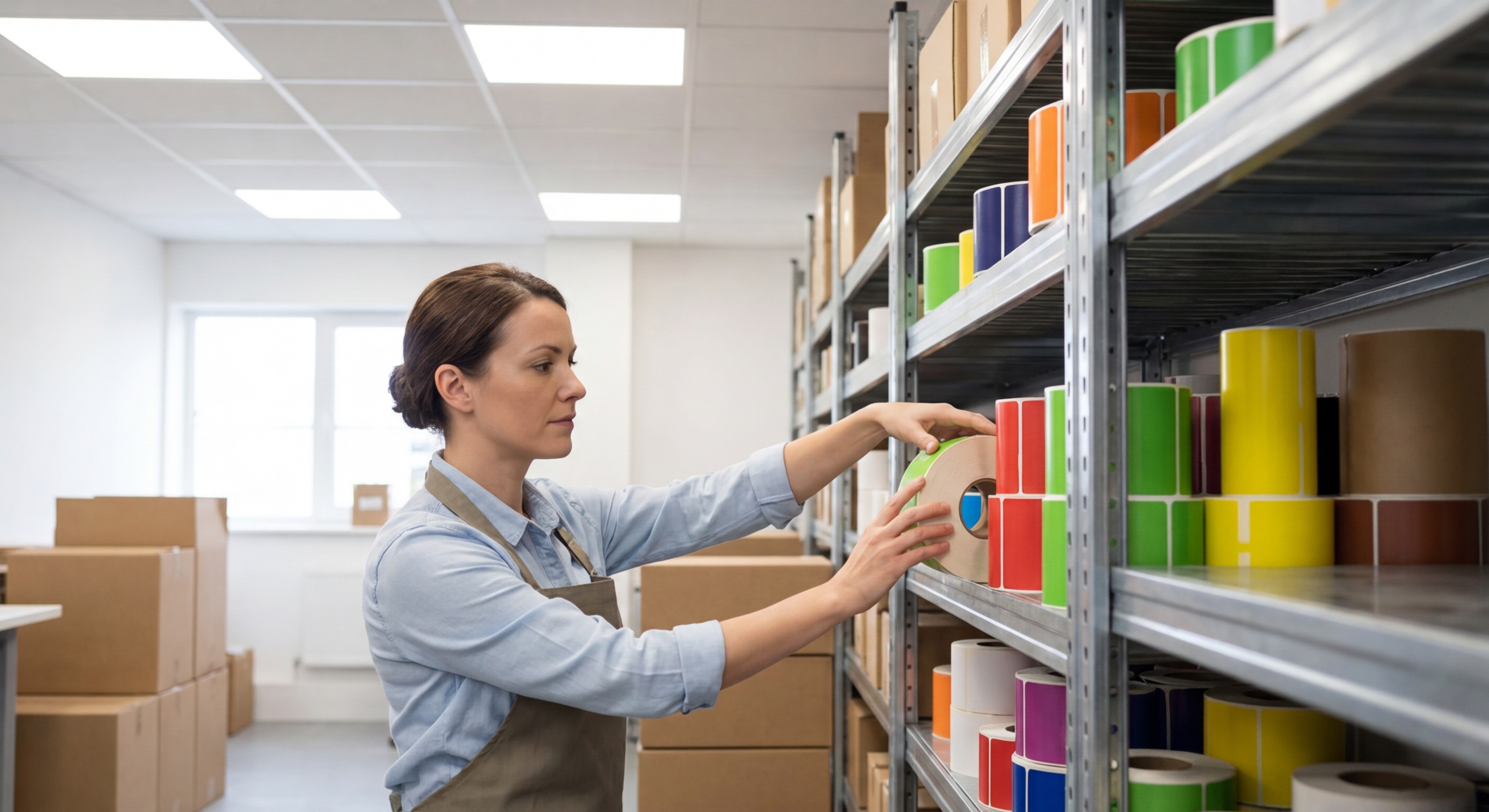 เคล็ดลับ SME! วิธีเก็บสติ๊กเกอร์ฉลากสินค้าให้กาวเหนียวทน - proper-sticker-storage-tips