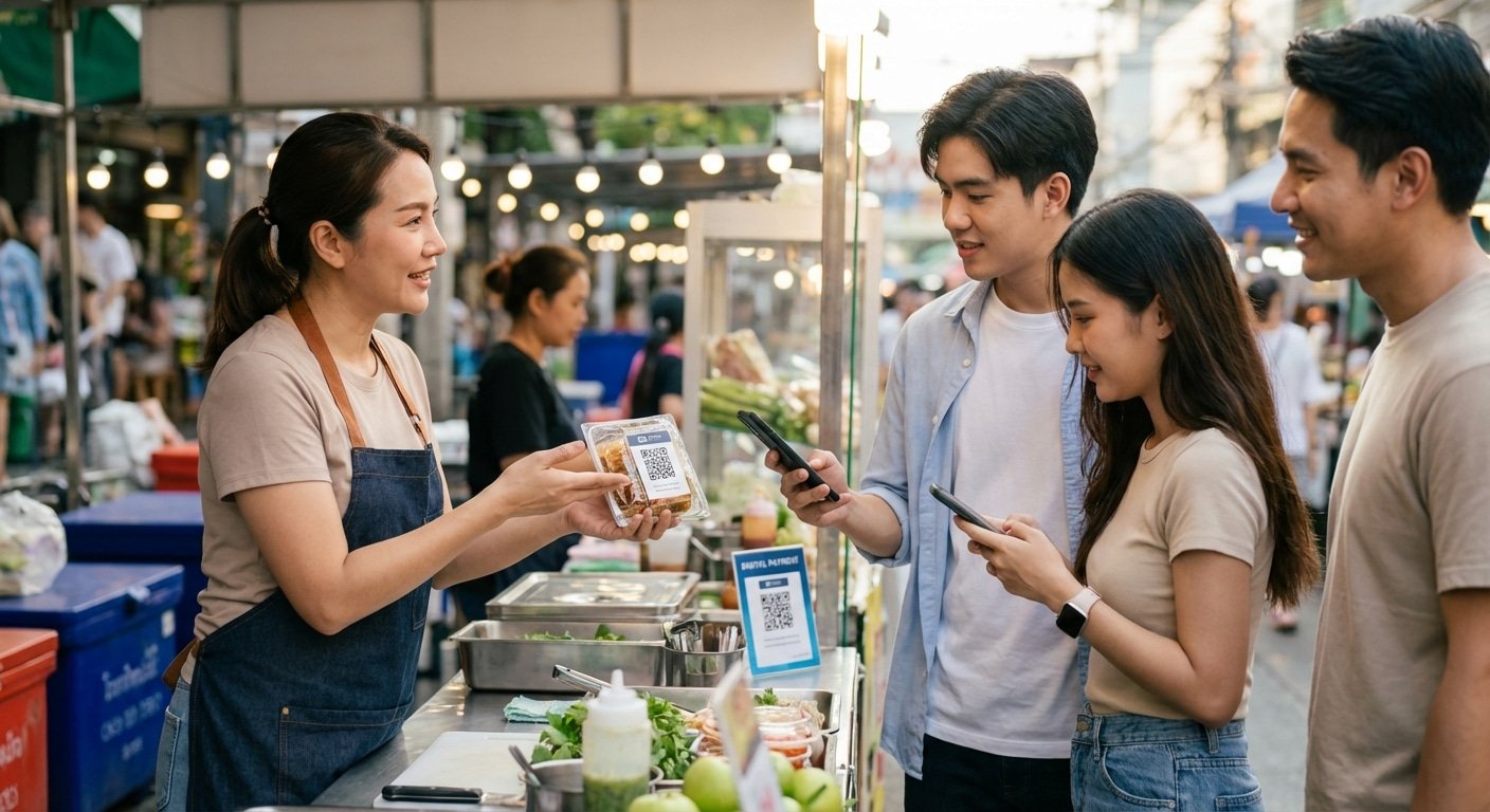 ยอดพุ่งปี 2026! ทำการตลาด O2O ด้วยสติ๊กเกอร์ QR Code - qr-code-sticker-marketing-2026