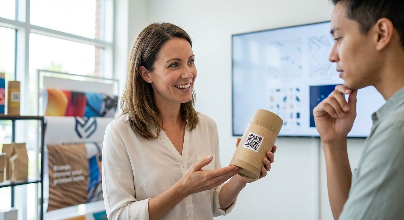 จับตาเทรนด์สิ่งพิมพ์ 2026! สติ๊กเกอร์ QR Code พลิกโฉม SME - qr-code-sticker-trend-2026