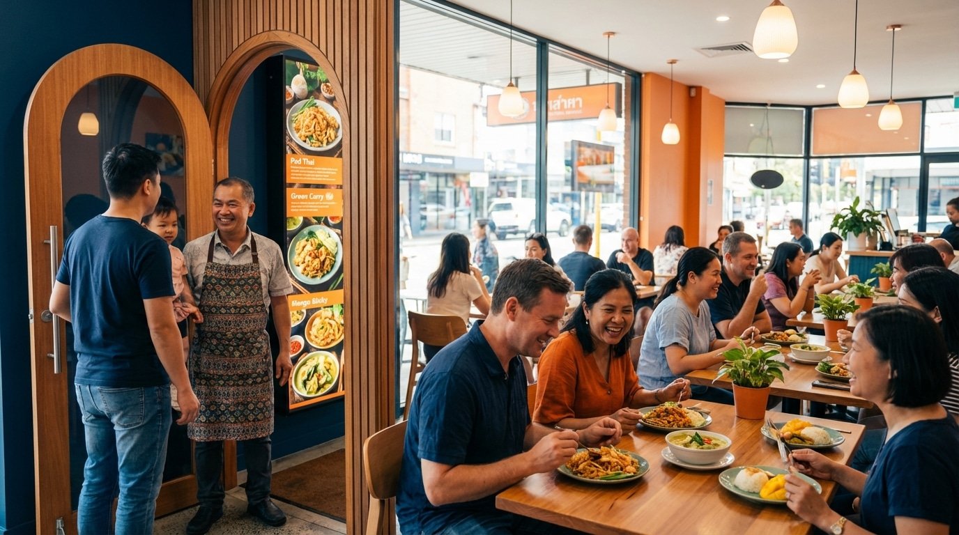 เปลี่ยนร้านเก่าให้ดูโปร! ทริคสร้างแบรนด์ด้วยป้ายและเมนู - rebrand-local-shop-sign-menu