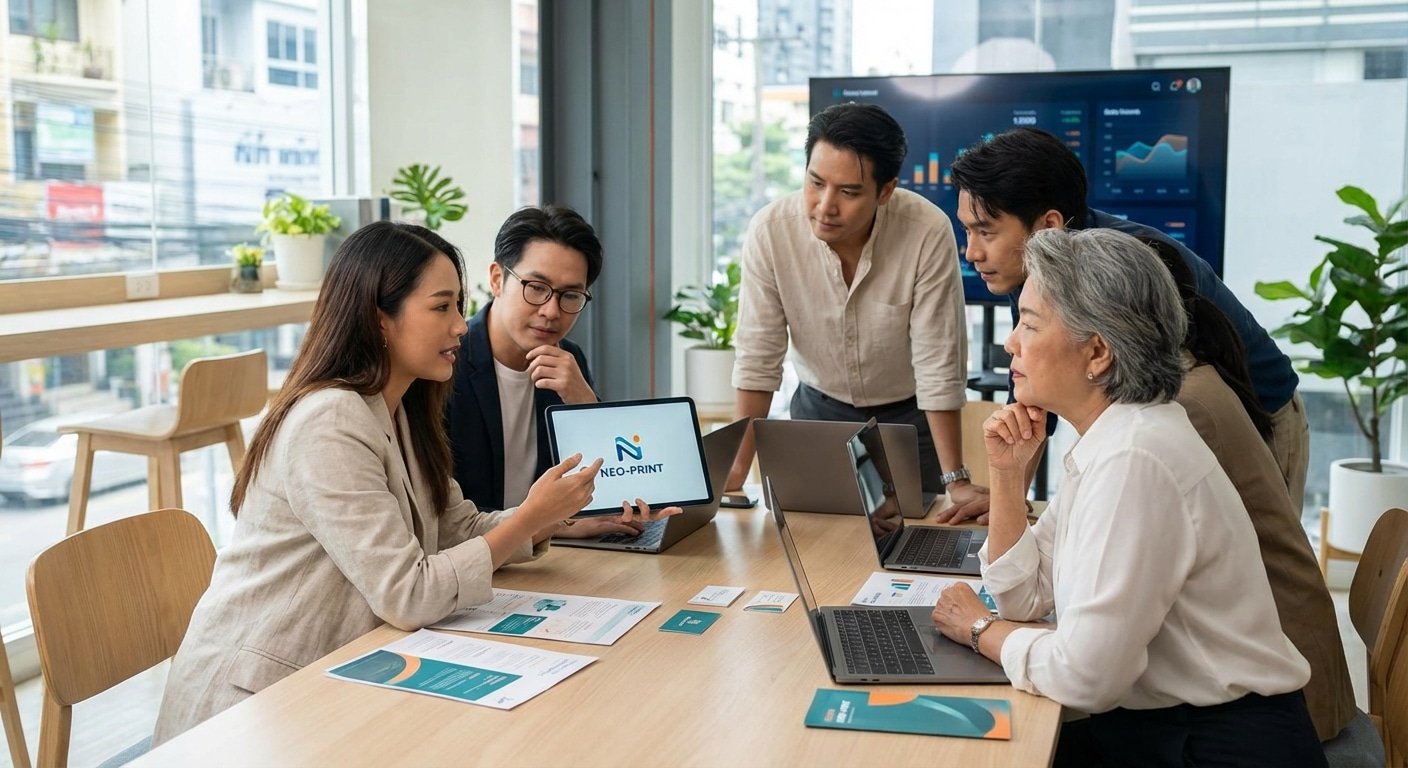 รีแบรนด์สู้ศึก 2026! ทริคออกแบบโลโก้ให้จำง่าย ยอดขายพุ่ง - rebrand-sme-logo-design